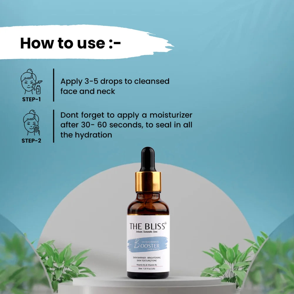 10% Niacinamide Serum with Vit B3 and B5 how to use