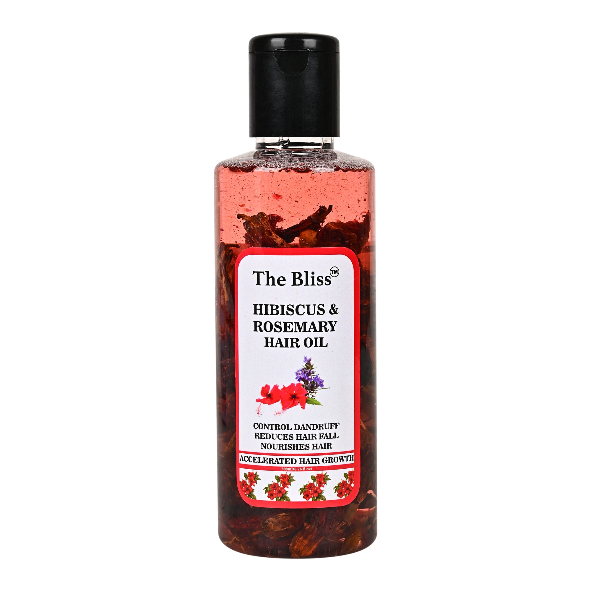 Hibiscus and Rosemary hair oil