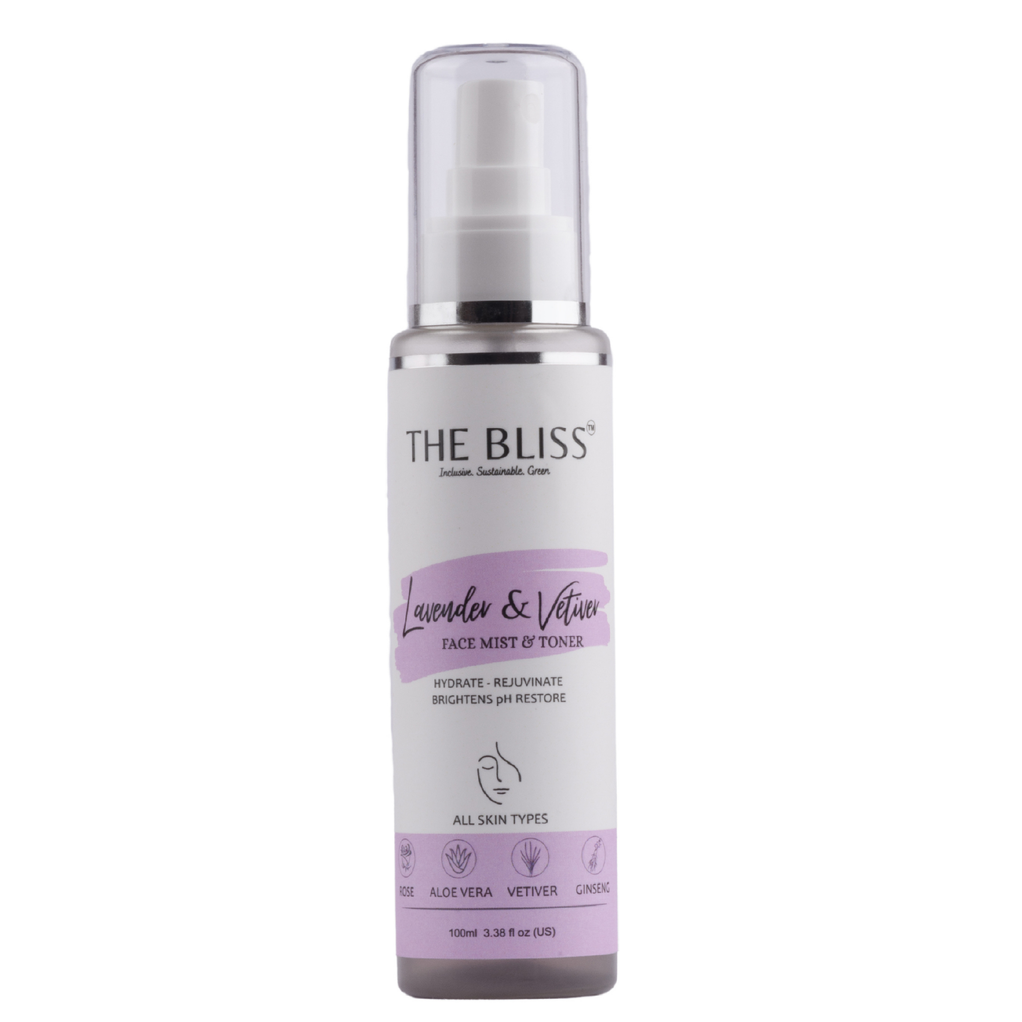 Lavender, Vetiver Face Mist and Toner